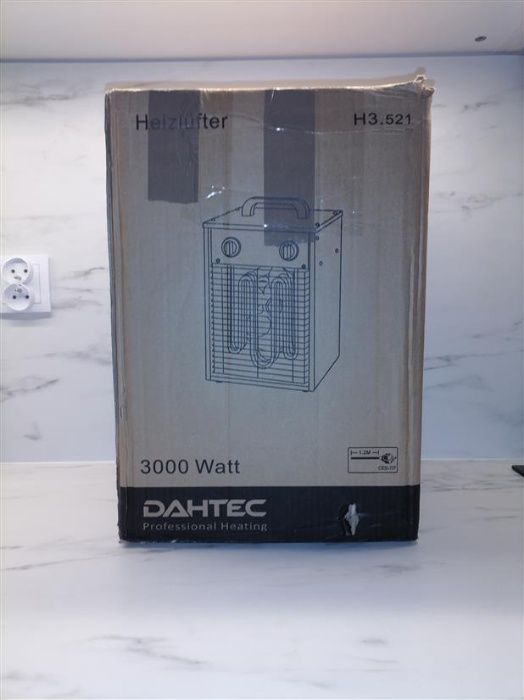 Elektryczny termowentylator 3000 W DAHTEC H3.521 czarny