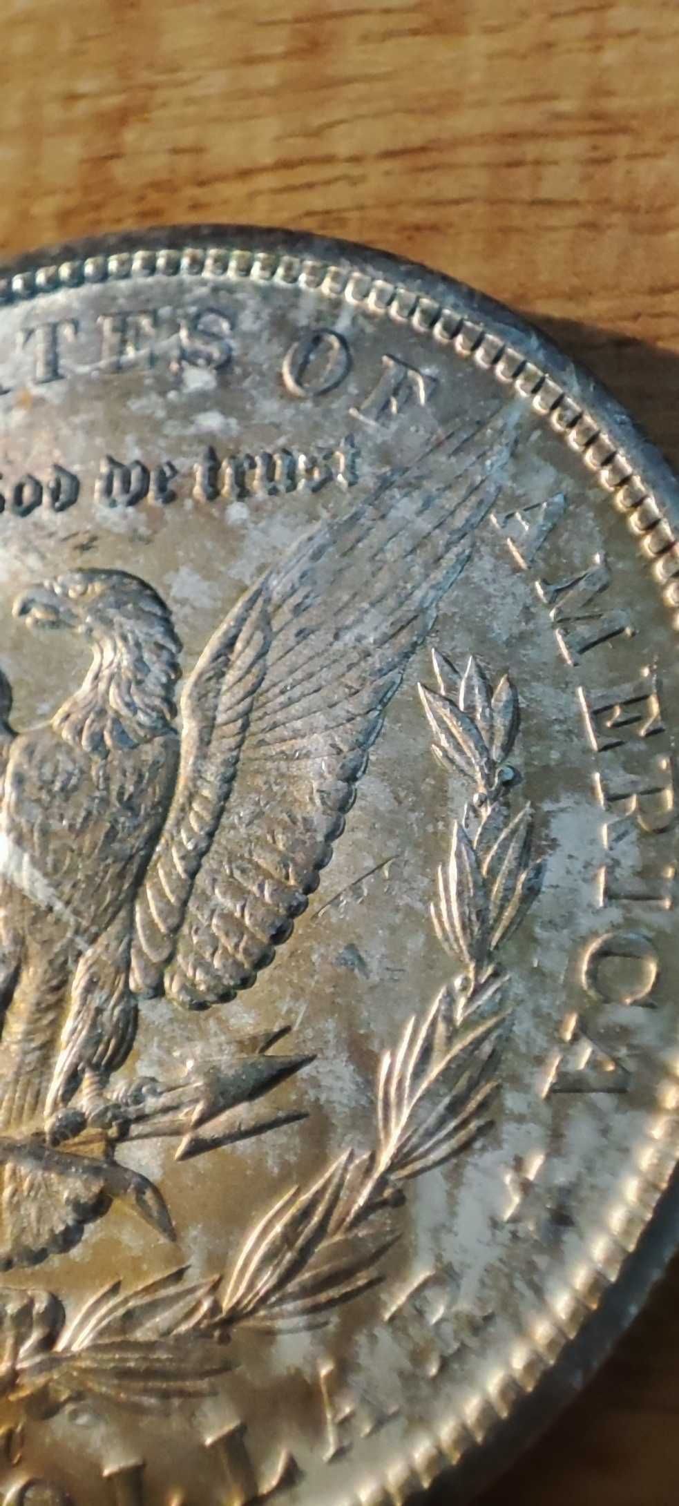 1 dolar srebro USA 1884cc , one dollar , Rarytas , Morgan Carson City