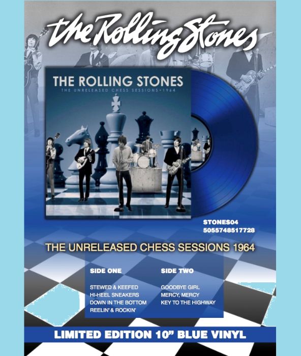 Raro disco dos The Rolling Stones ‎–The Unreleased Chess Sessions 1964