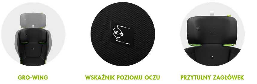 Fotelik samochodowy SWANDOO CHARLIE i-Size 100-150cm 15-36kg RÓŻOWY