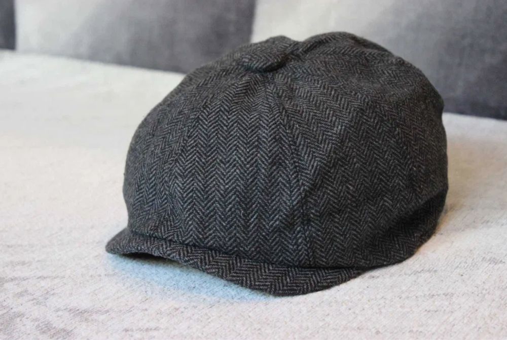 Stylowy kaszkiet męski Peaky Blinders – uniwersalny rozmiar, wełna