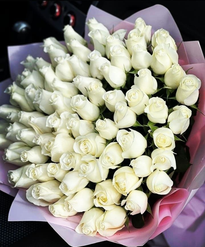 Букет 101 троянда • Доставка квітів Київ, Київська обл.,та Україна •