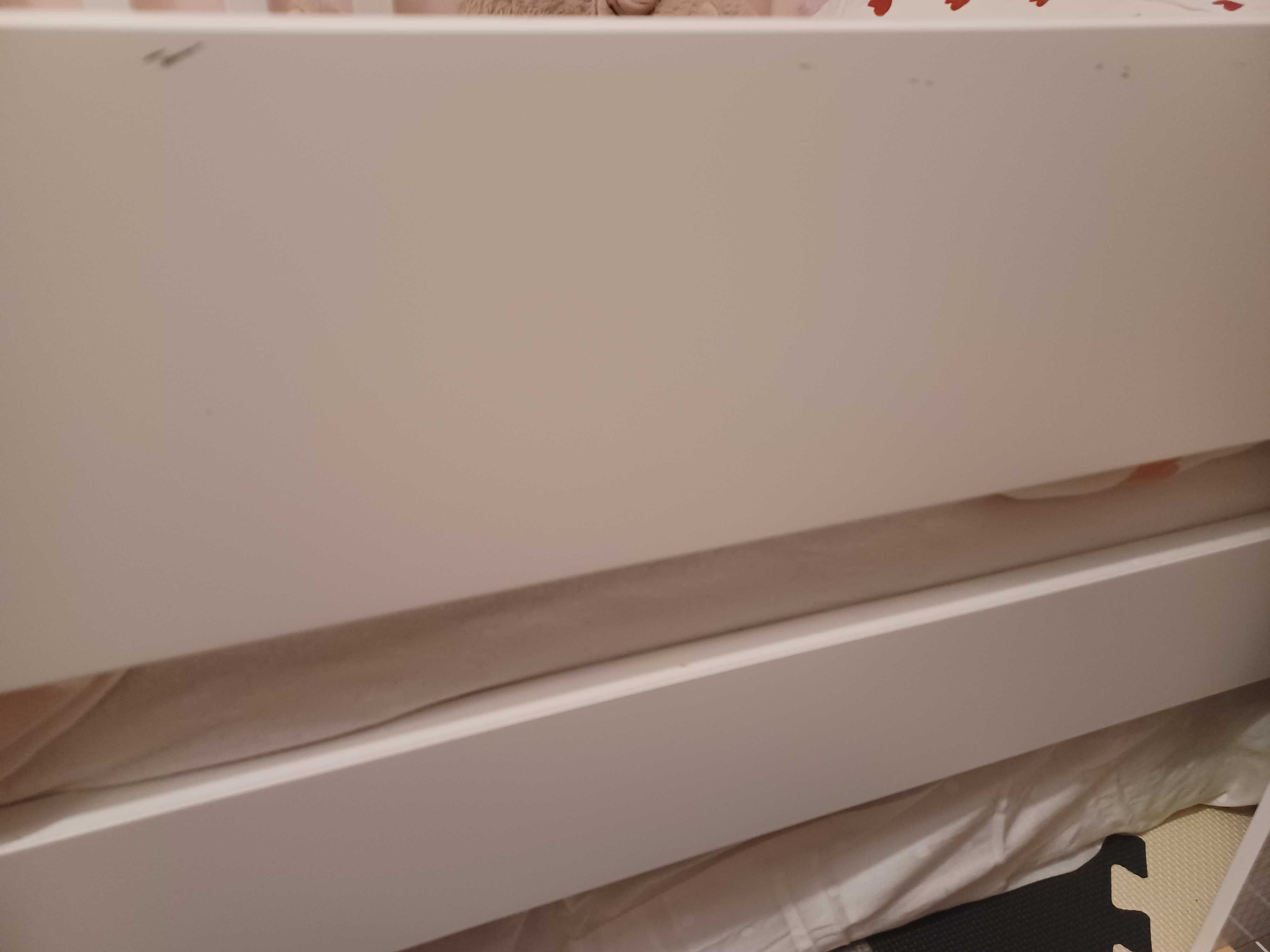 Łóżeczko IKEA SUNDVIK 60x120cm barierka i materace