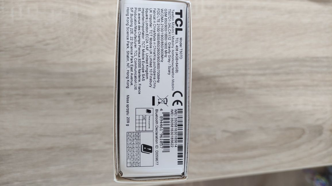 Smartfon TCL 408 6.6 cala 4/64gb
