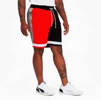 Новые оригинальные шорты Puma noir-fiery rouge shorts Пума Спорт