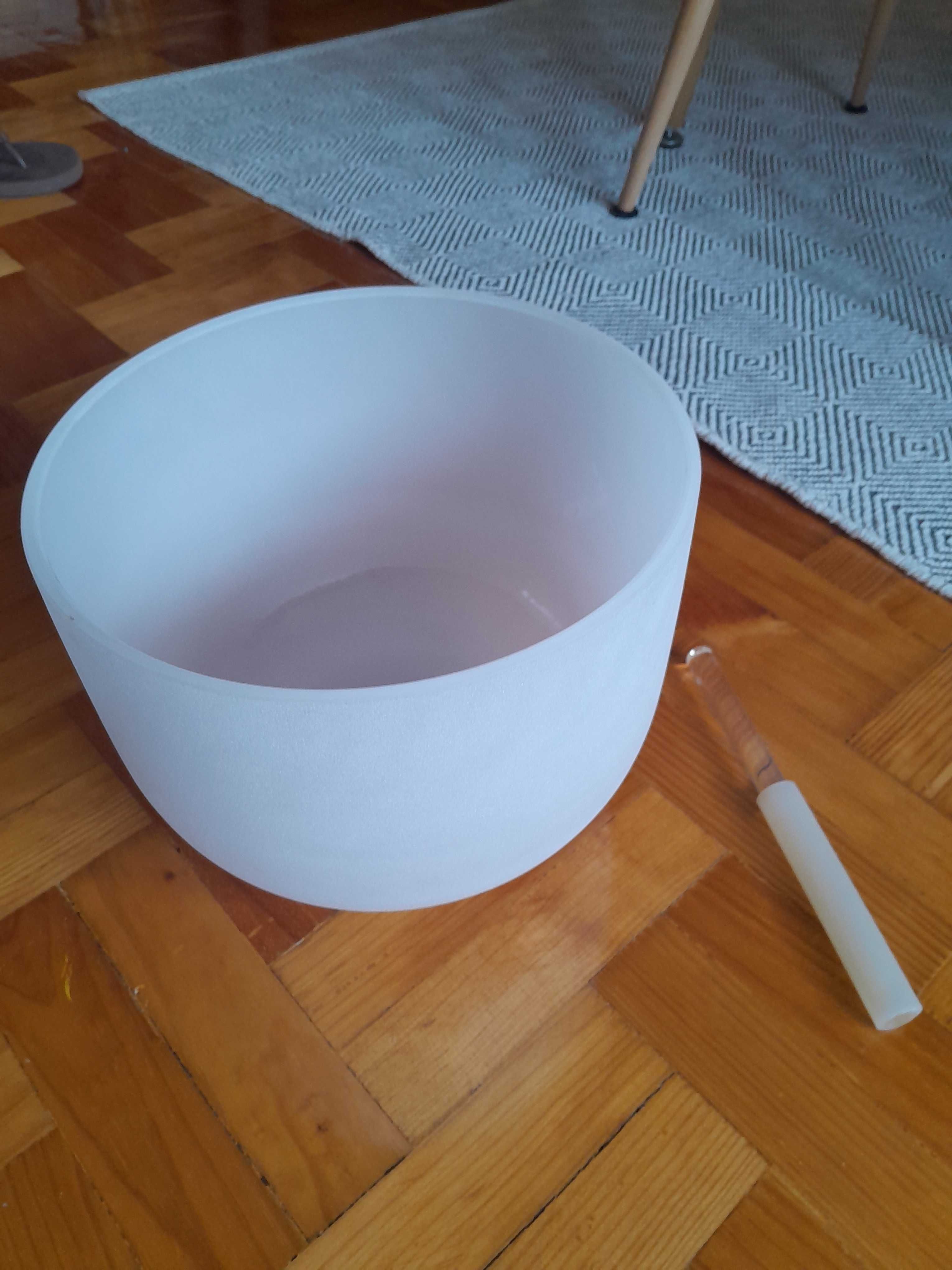 Taça de Cristal terapia de som 25 cm diametro