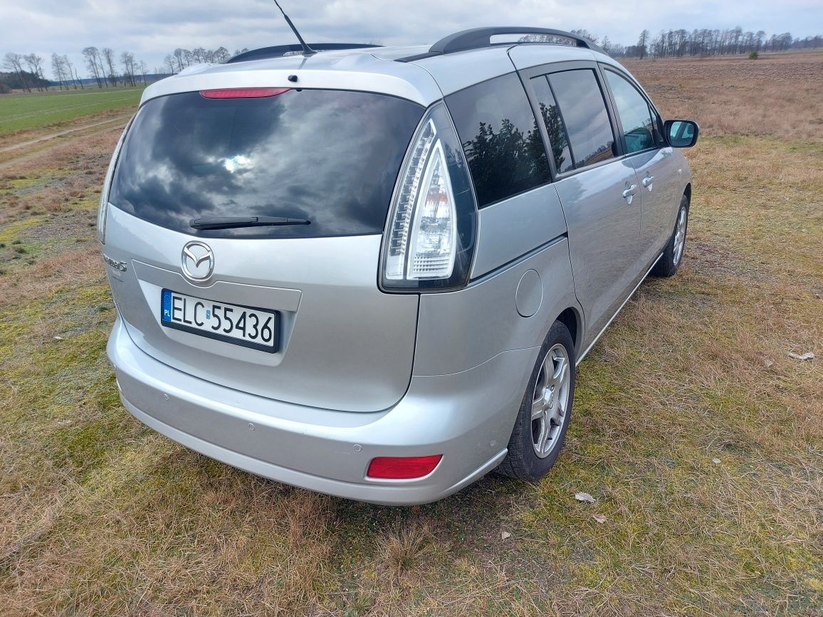 Mazda 5 2.0D / 7-OSOBOWA / ALUFELGI / Niski oryginalny przebieg