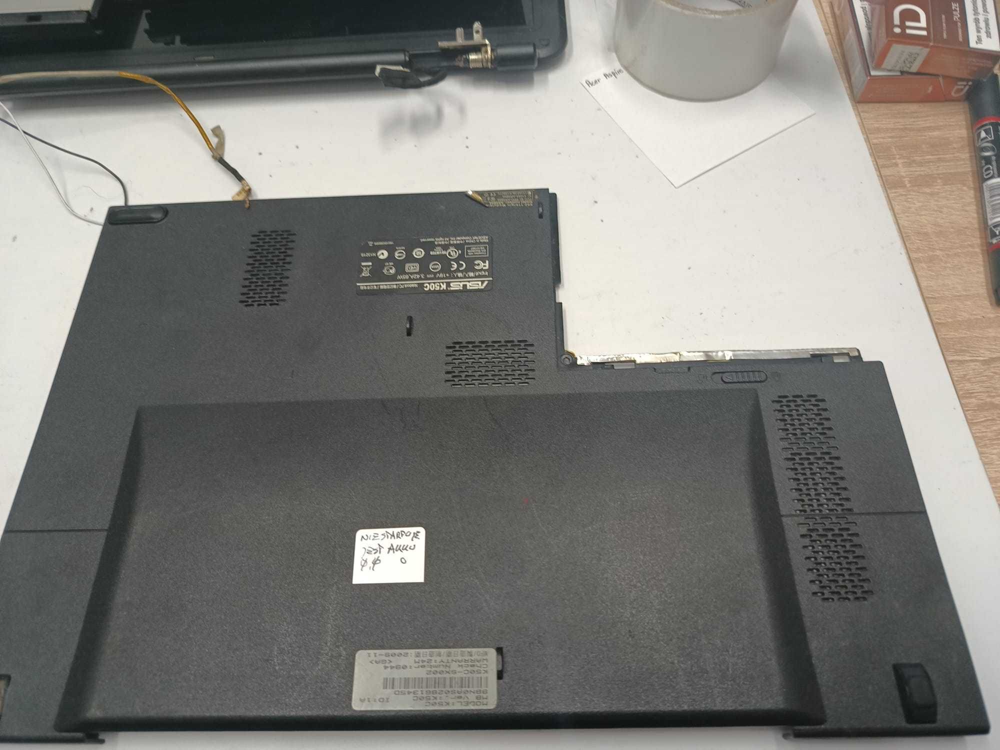 Dolna obudowa laptopa Asus K50C.
