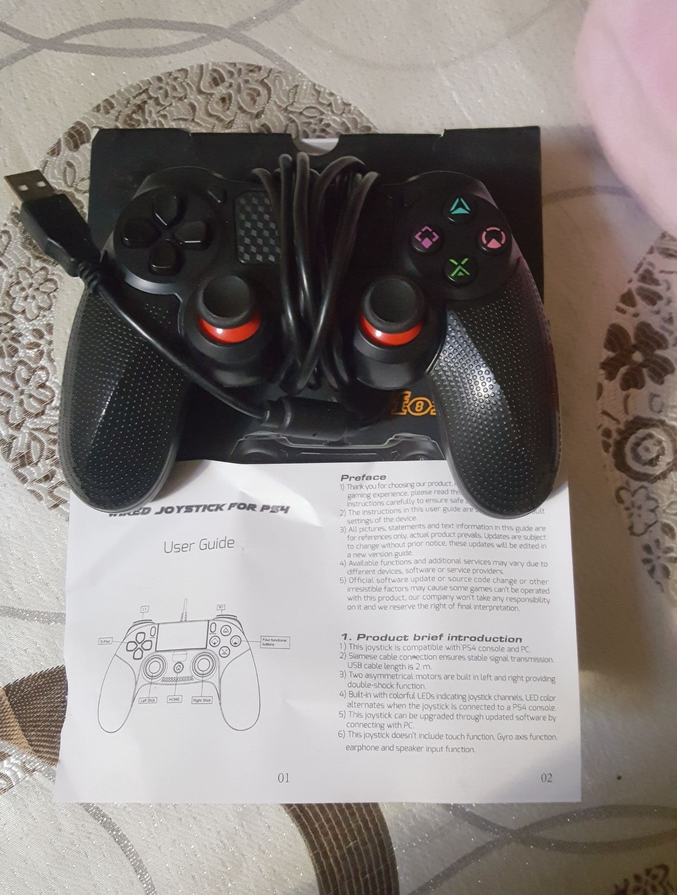 Контролер джостік до Sony P4 / Wired Joystick P-4