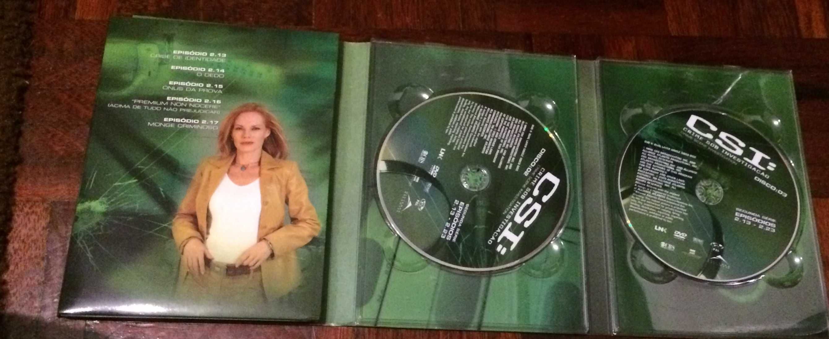 DVD: Csi Miami. Caixa com 3 DVD