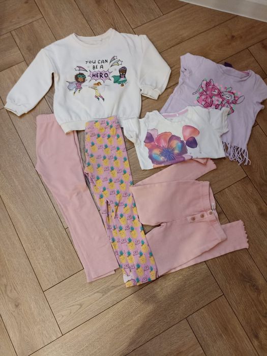 Zestaw paka na jesień dziewczynka rozm 110