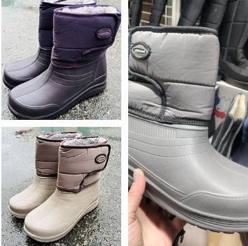 Зимові дутики на піні та хутрі на блискавці або на липутці 37-41