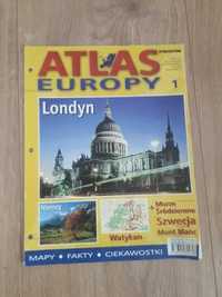 Czasopismo kolekcji Deagostini Atlas Europy nr. 1