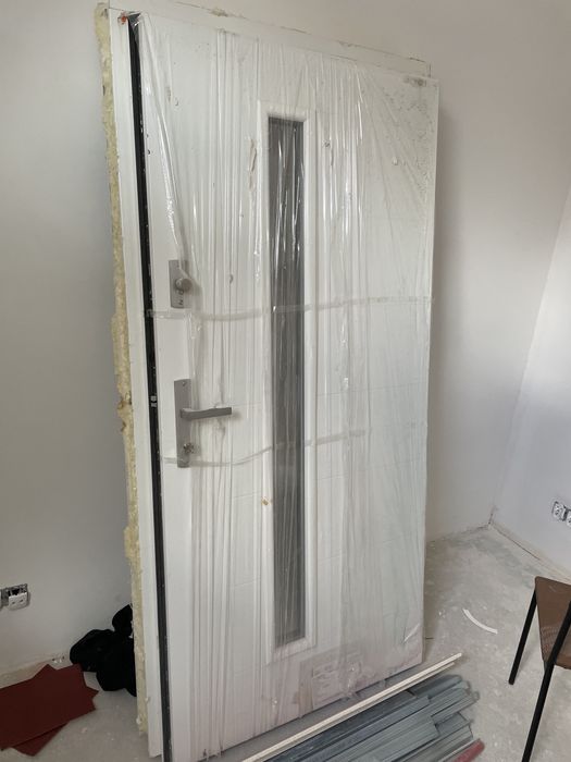 Drzwi zewnętrzne Wikęd Optimum białe 90