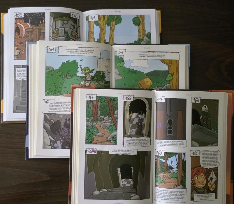 Rycerze + Rycerze 2 + Rycerze 3. Komplet. Komiks paragrafowy