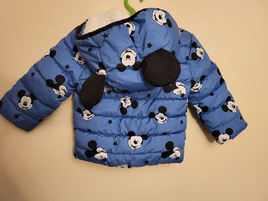 Nowa kurtka myszka miki 9-12 m ciepła