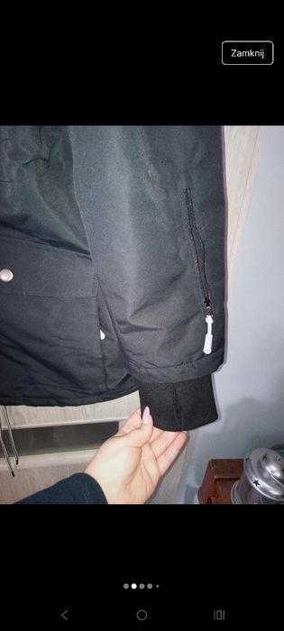 Kurtka funkcjonalna nieprzemakalna damska Bonprix czarna 50