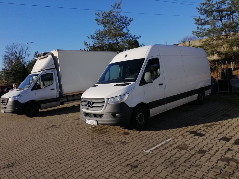 Mercedes Sprinter maxi 907 model salon Polski izoterma faktura 23 supe