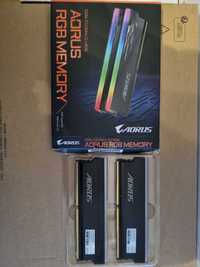 Pamięć Gigabyte AORUS RGB, DDR4, 16 GB, 3333MHz, CL18