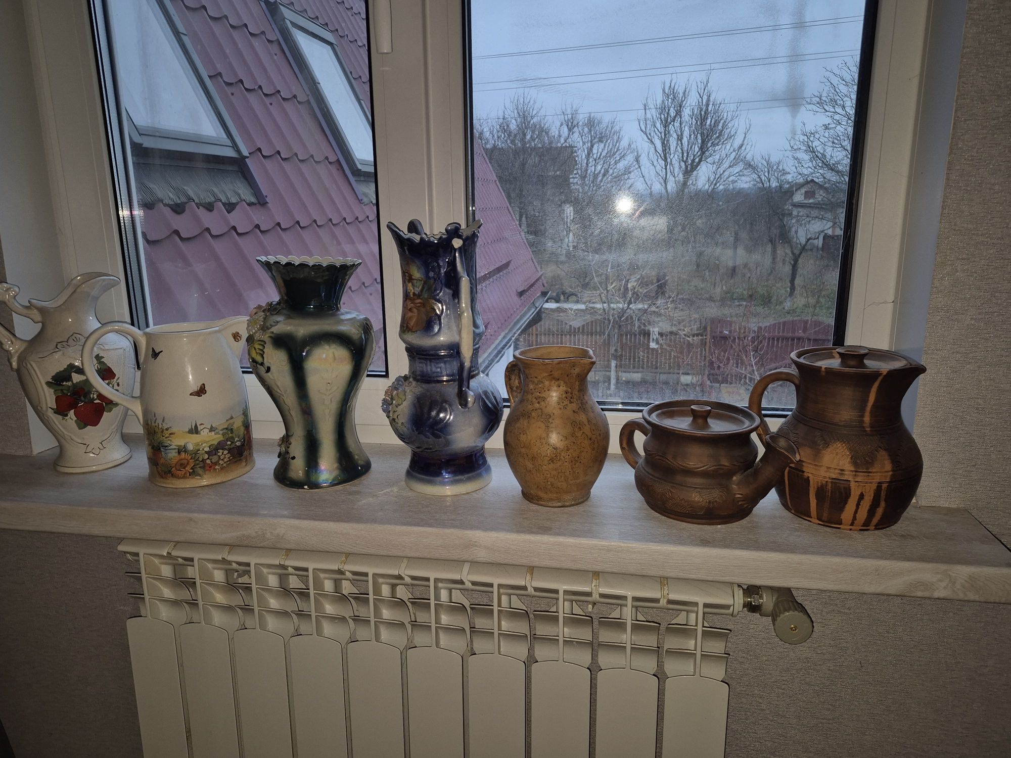 Вазы, кувшины, глечики, горщики, кампотницы б/у лотом