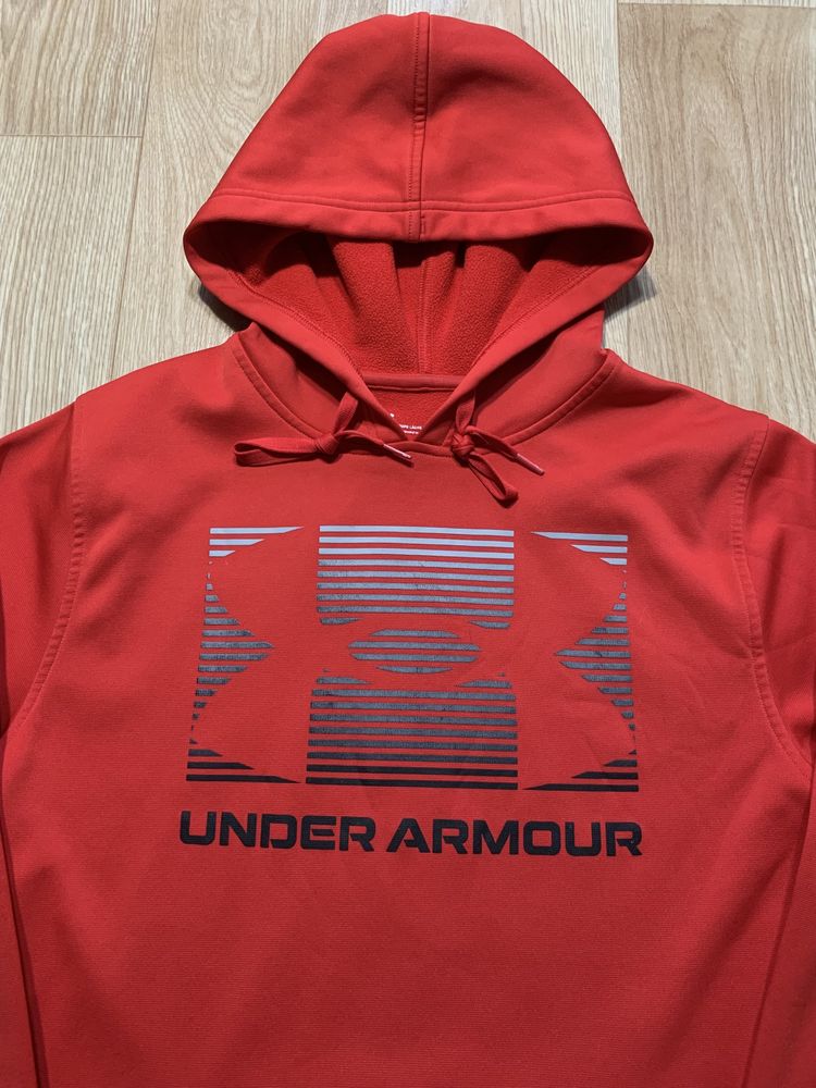 Under Armour Big Logo худі кофта з великим логотипом на мікрофлісі