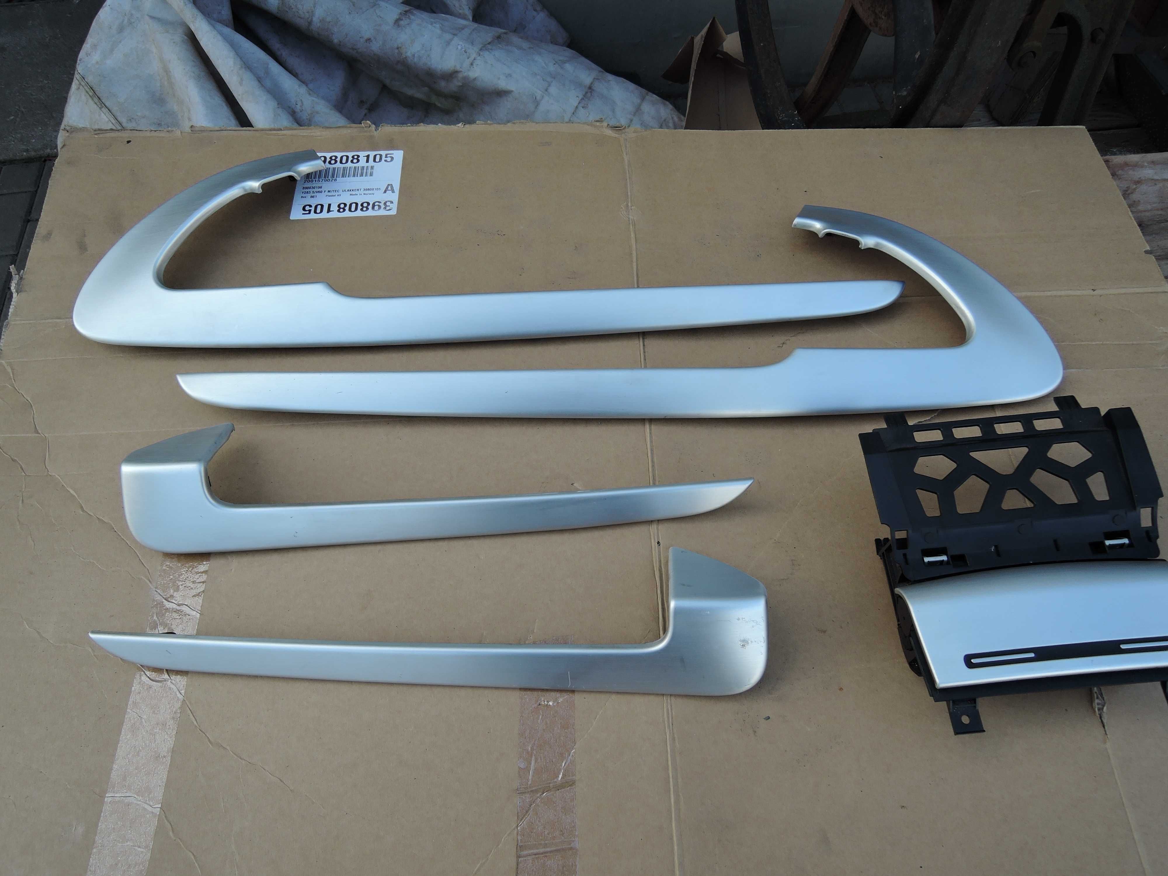 AUDI  S3 8P  3D Listwy Dekory Drzwi  Aluminium komplet
