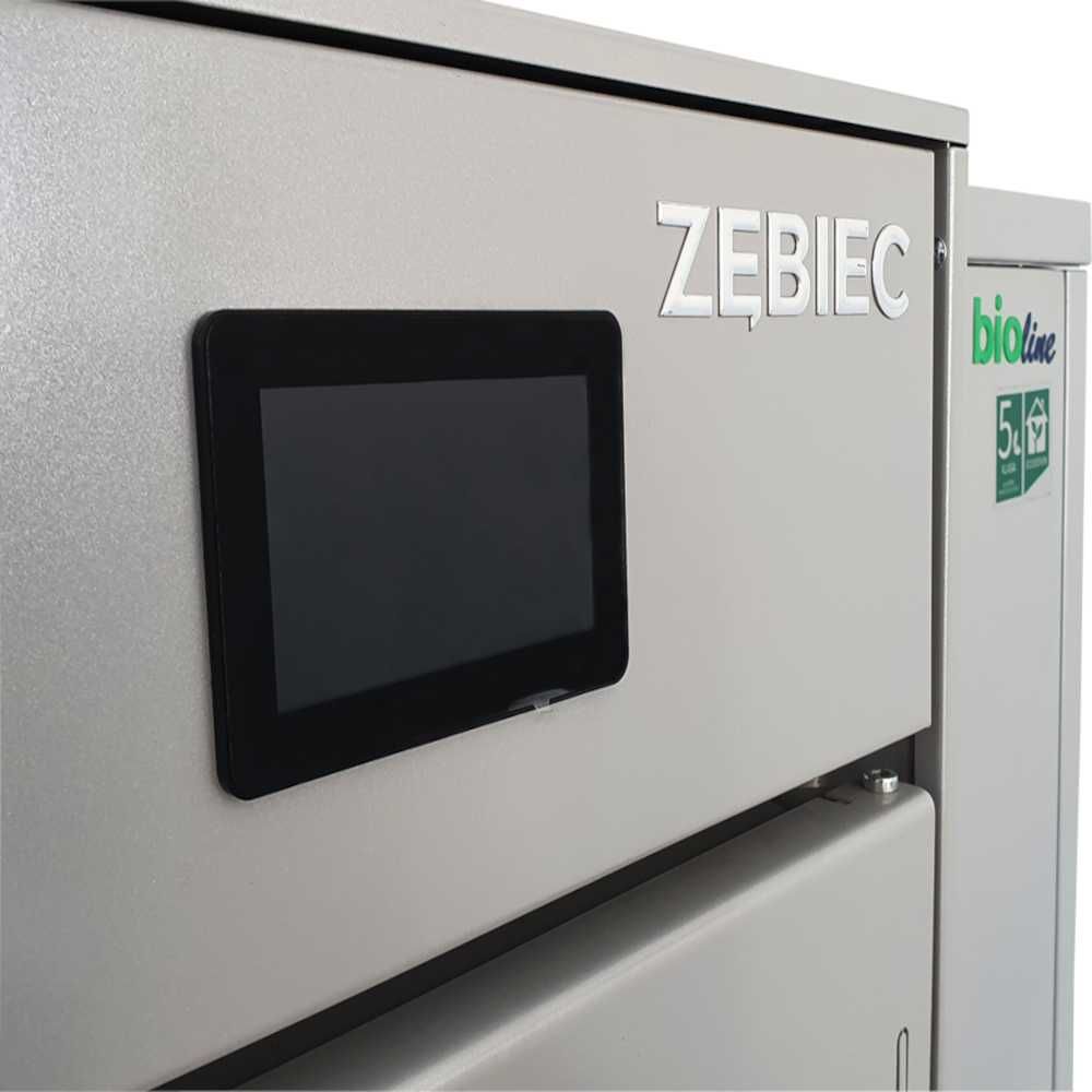 Kocioł, piec na pelet Zębiec RUBIN 21 kW - podajnik automatyczny