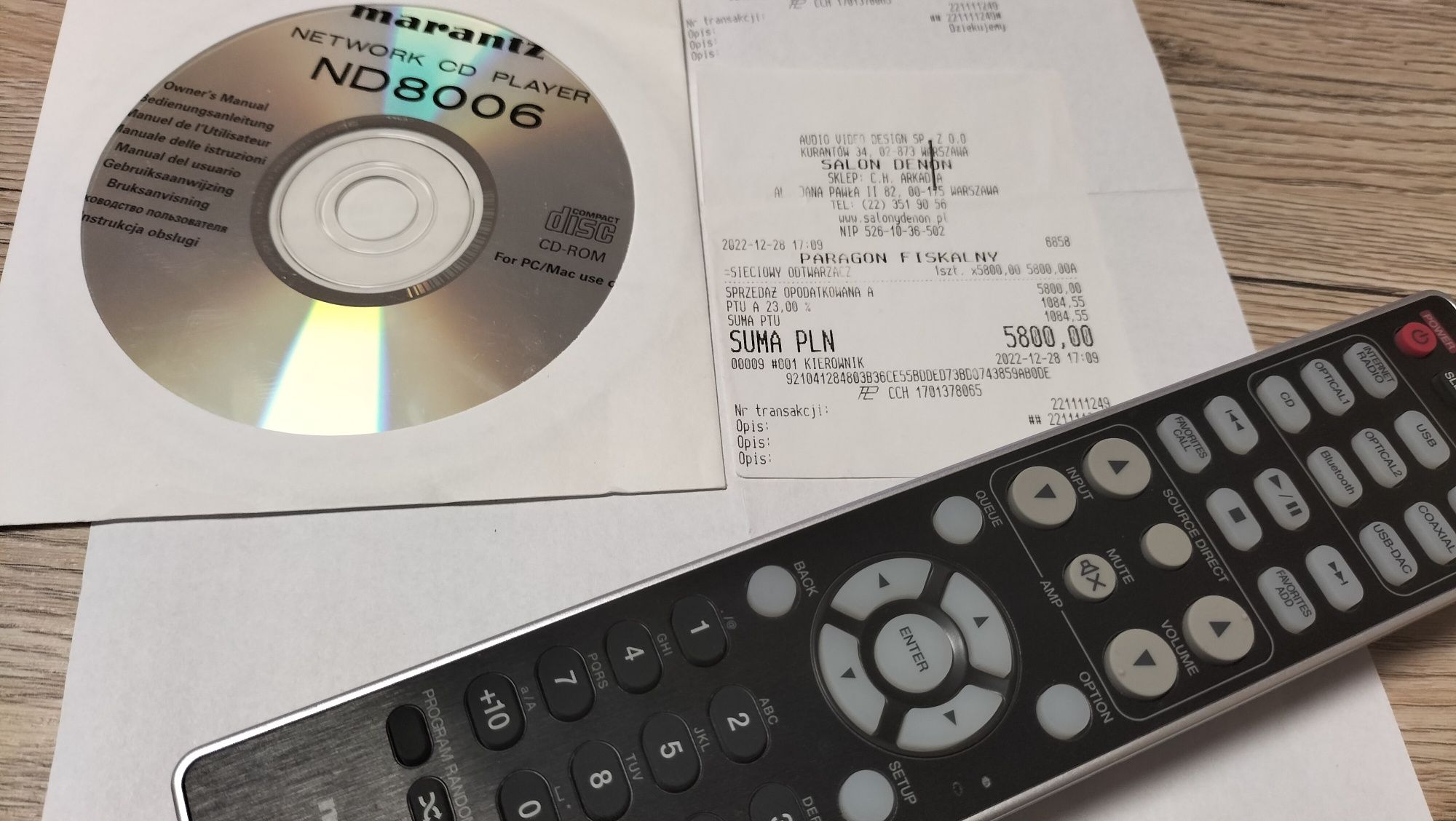 Marantz ND8006 sieciowy odtwarzacz CD/DAC