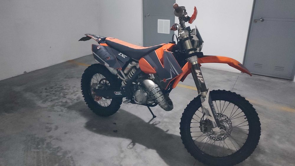 KTm 125 exc matrículada