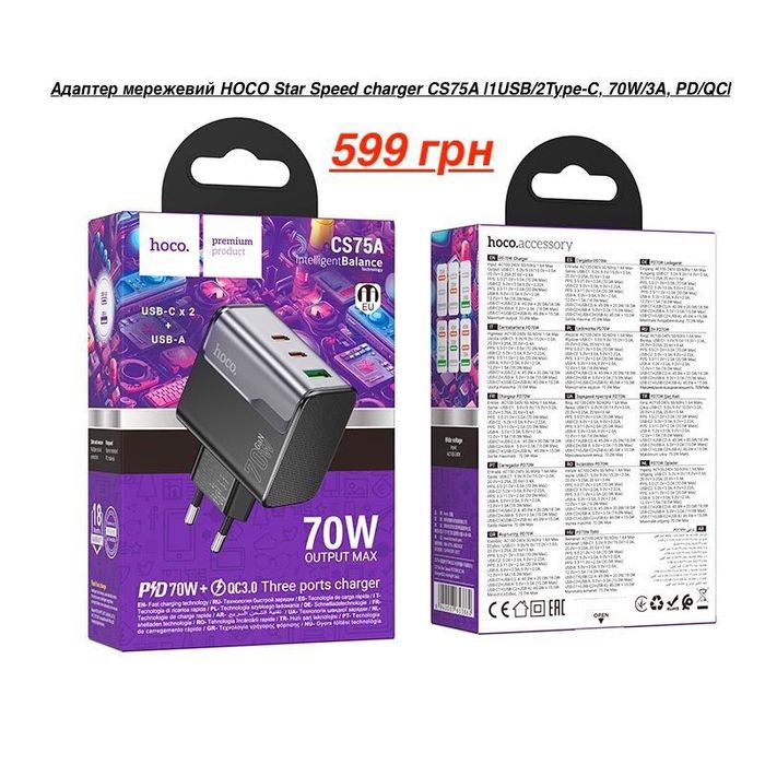 УМБ Hoco 65W Power Bank DB03 Max 100 000mAh