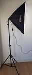 2x ESDDI 800W Photography Softbox Light Lighting Kit 20"X28"