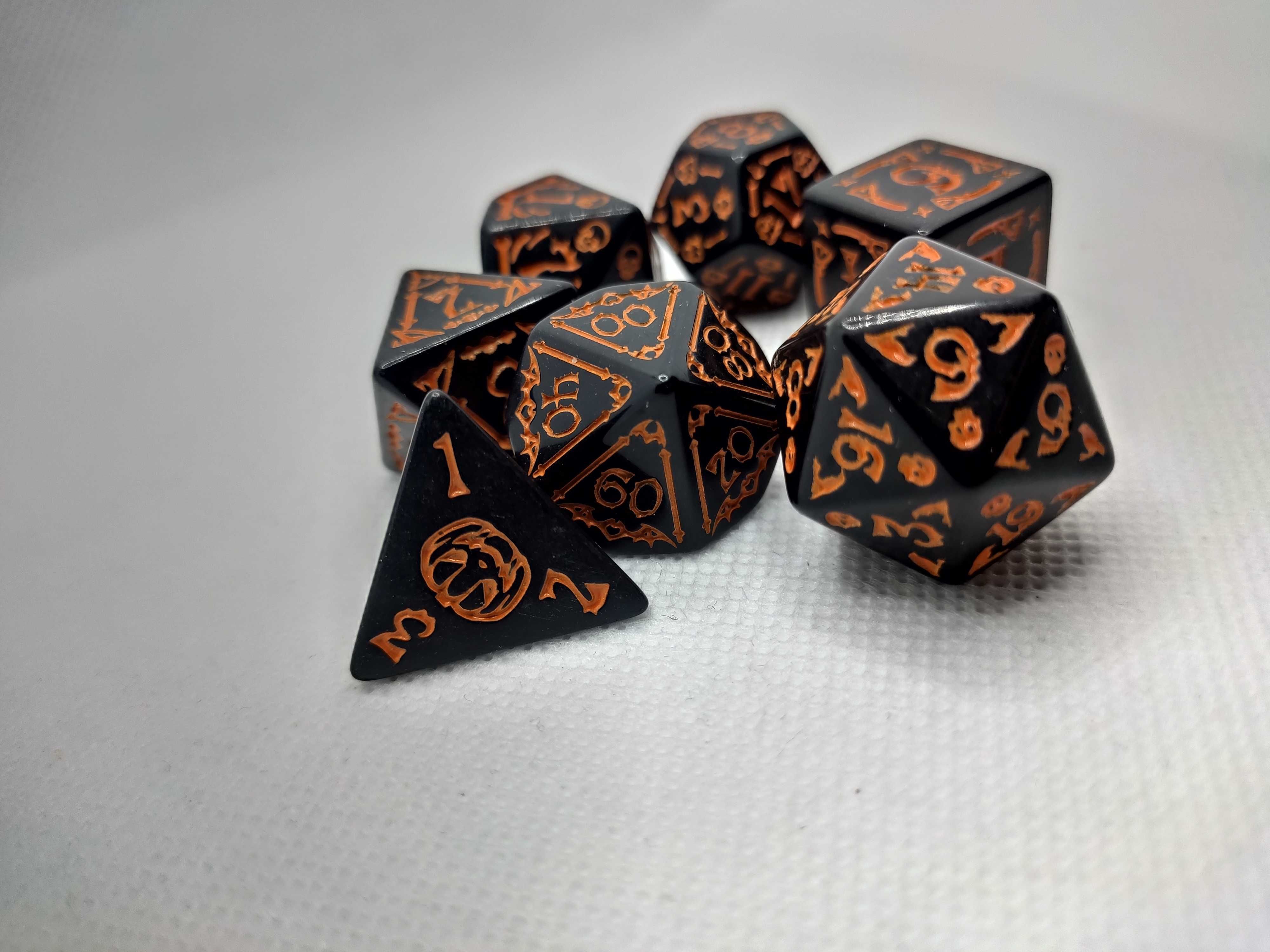 Duchy i Dynie: Nietoperze o Północy - Zestaw 7 kości RPG / dnd