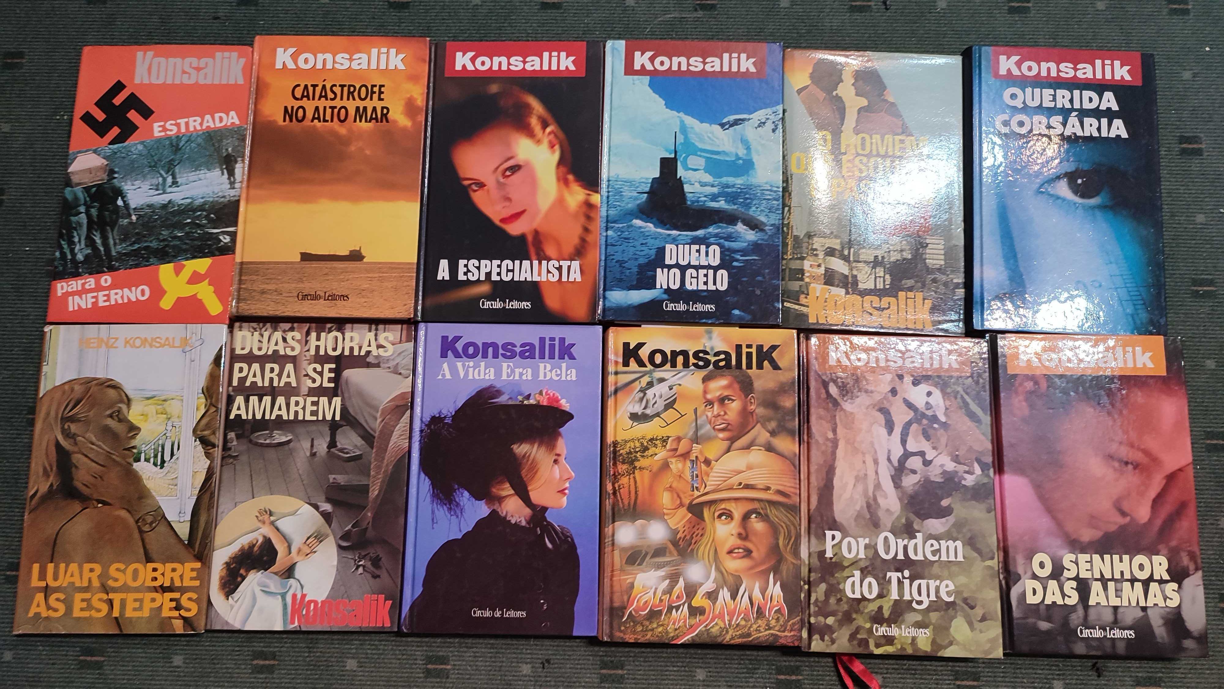 Lote de livros de Heinz Konsalik - Cada 2 €