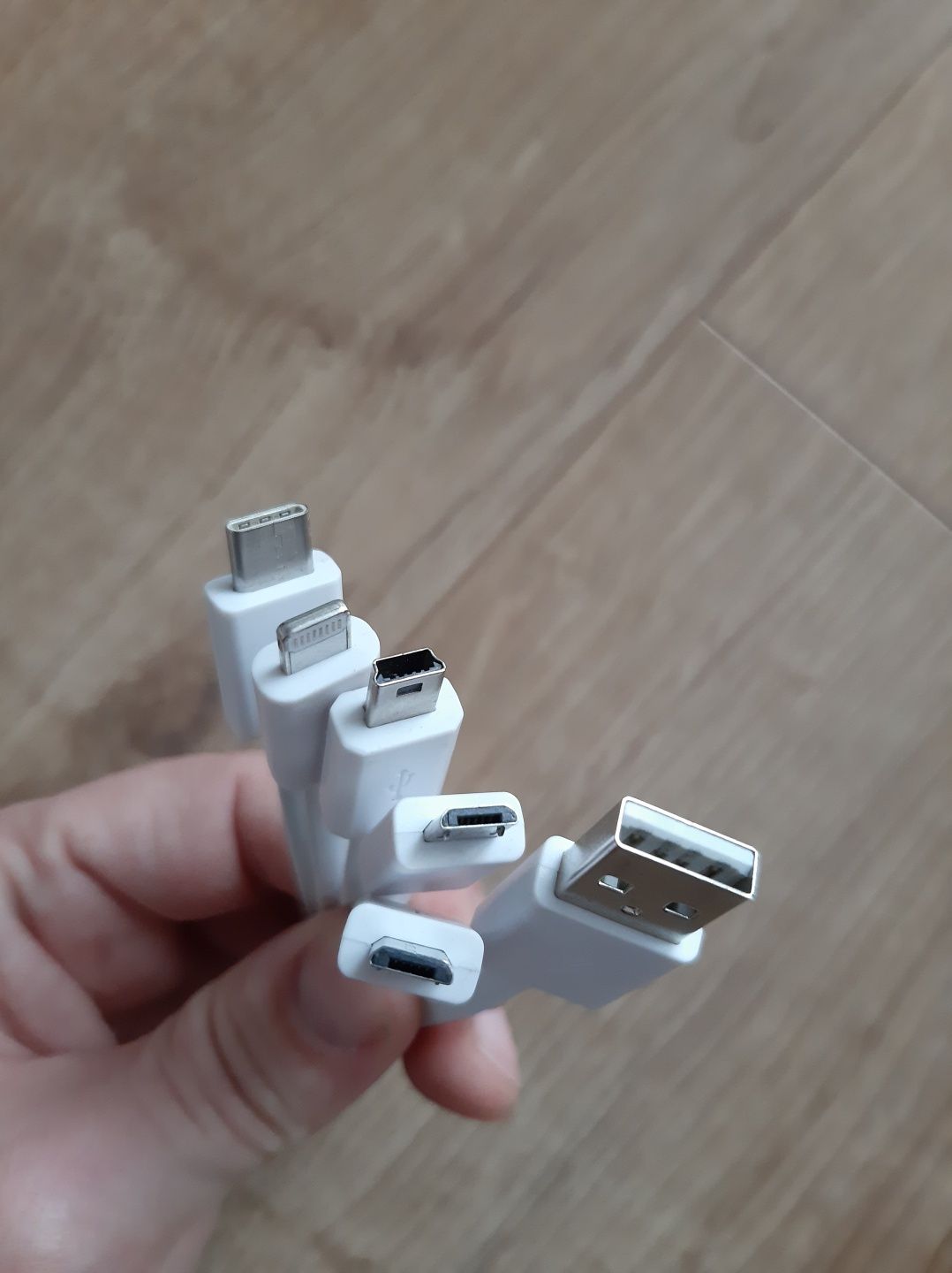 Rozgałęziacz USB iPhone Android USB A USB B USB C do każdego sprzętu