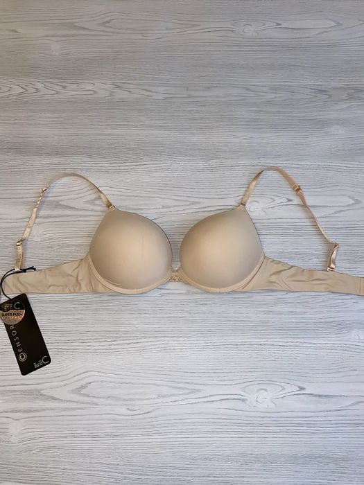 Ліфчик бюстгалтер New Yorker 75С super push up новий бежевий безшовний