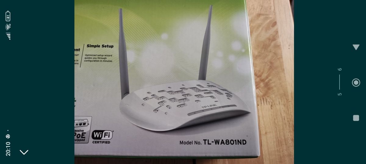 Acess point repetidor Tp Link TL-WA801ND