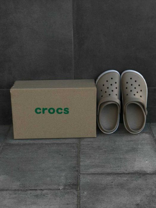 Тапочки Crocs мужские для дома улицы, двор /  Sand 37-46шлепанцы Крокс