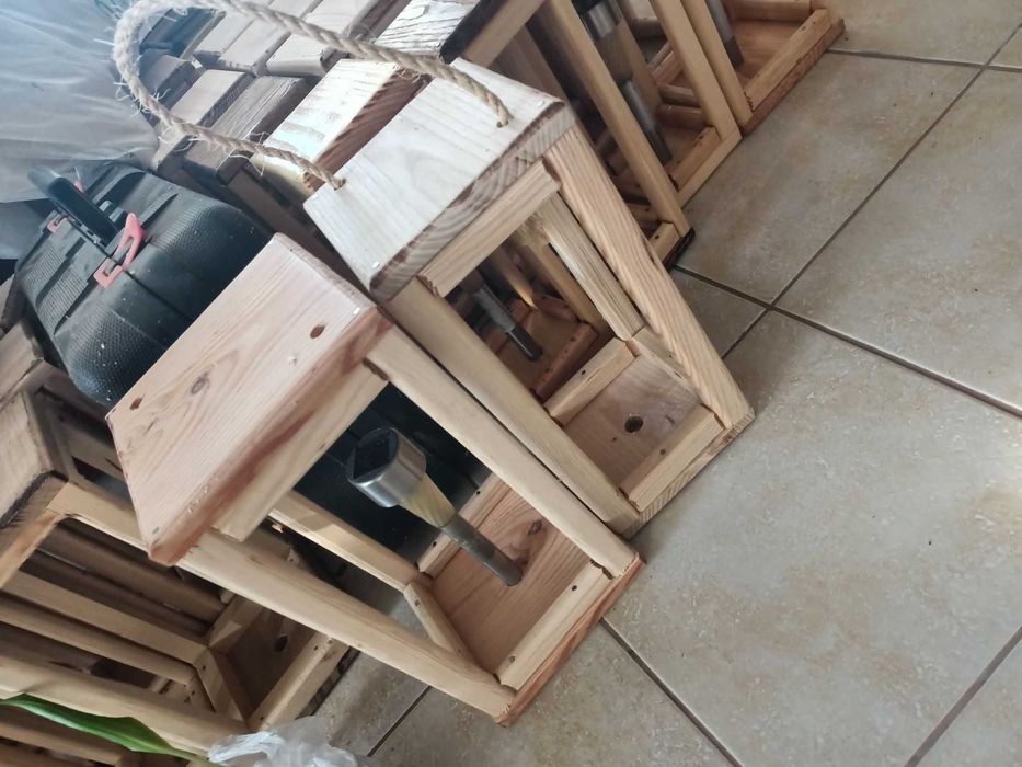 Lampion ozdobny drewniany