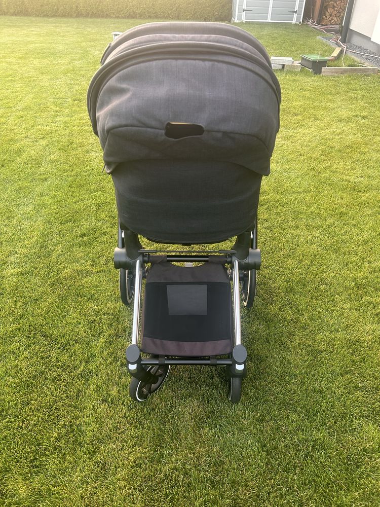 Wózek dzecięcy cybex piram z siedziskiem lux 2w1 granat