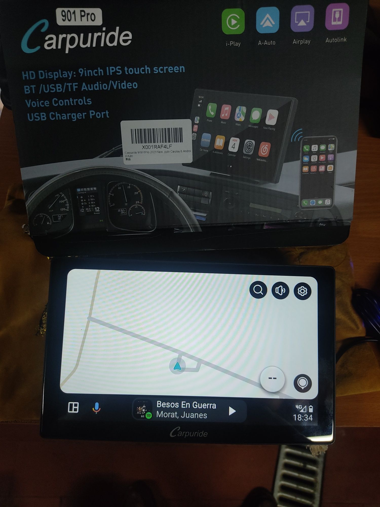 Android auto sem fios carpuride
