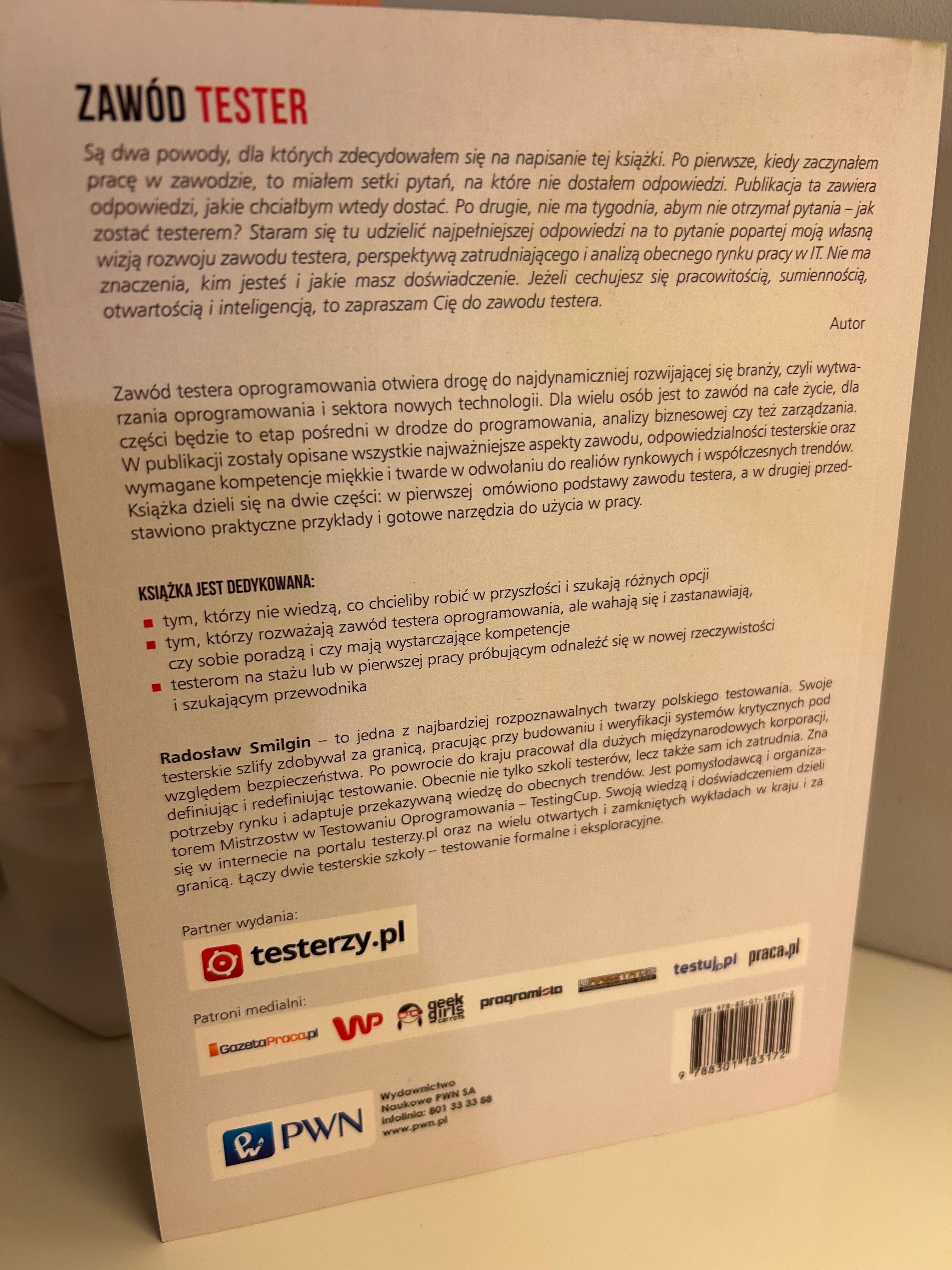 Zawód tester Radosław Smilgin