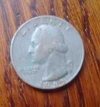 Монета 25 центов LIBERTY