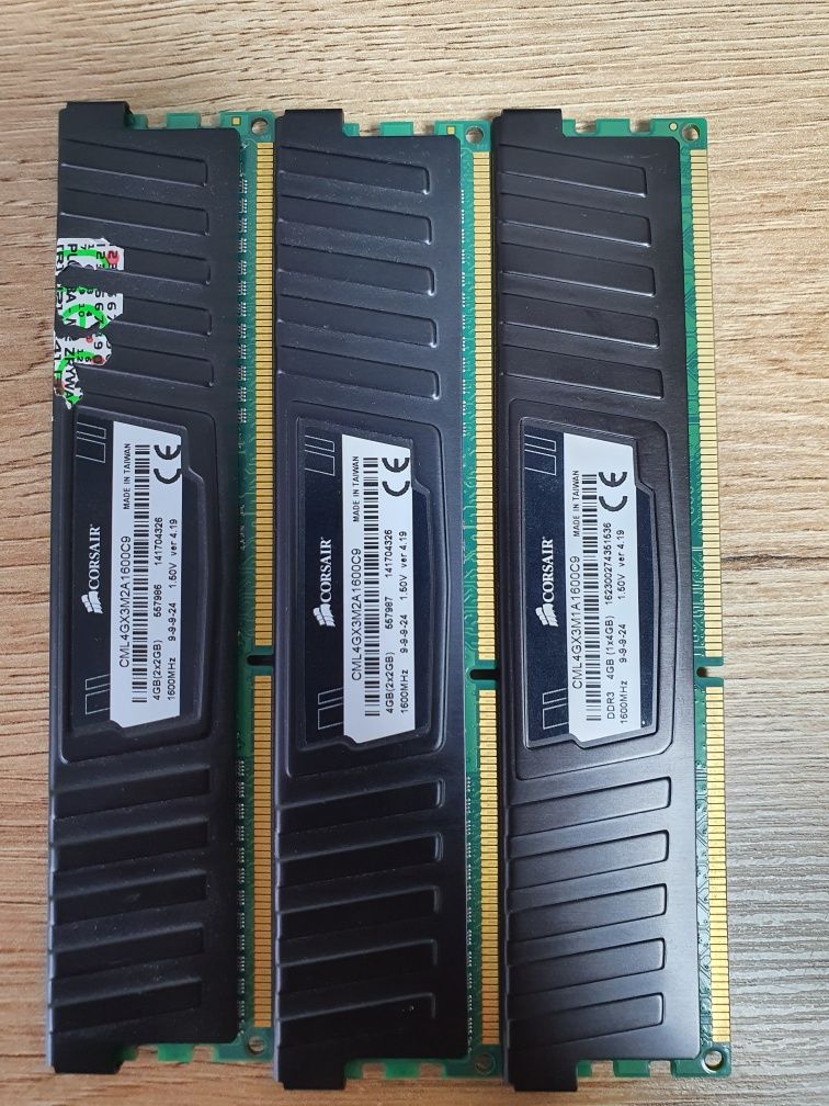 Pamięć ram ddr3 8gb 1600mhz Corsair Vengeance LP