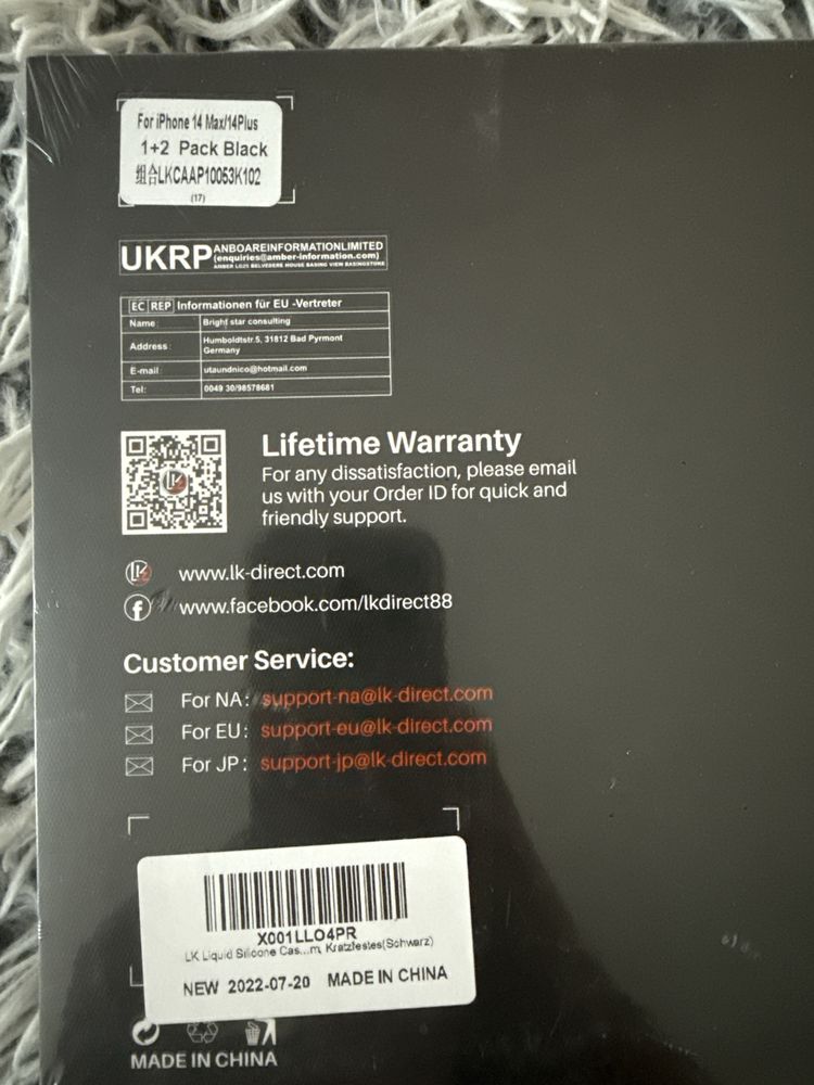 Iphone 14 max Plus etui i 2 szkiełka hartowane
