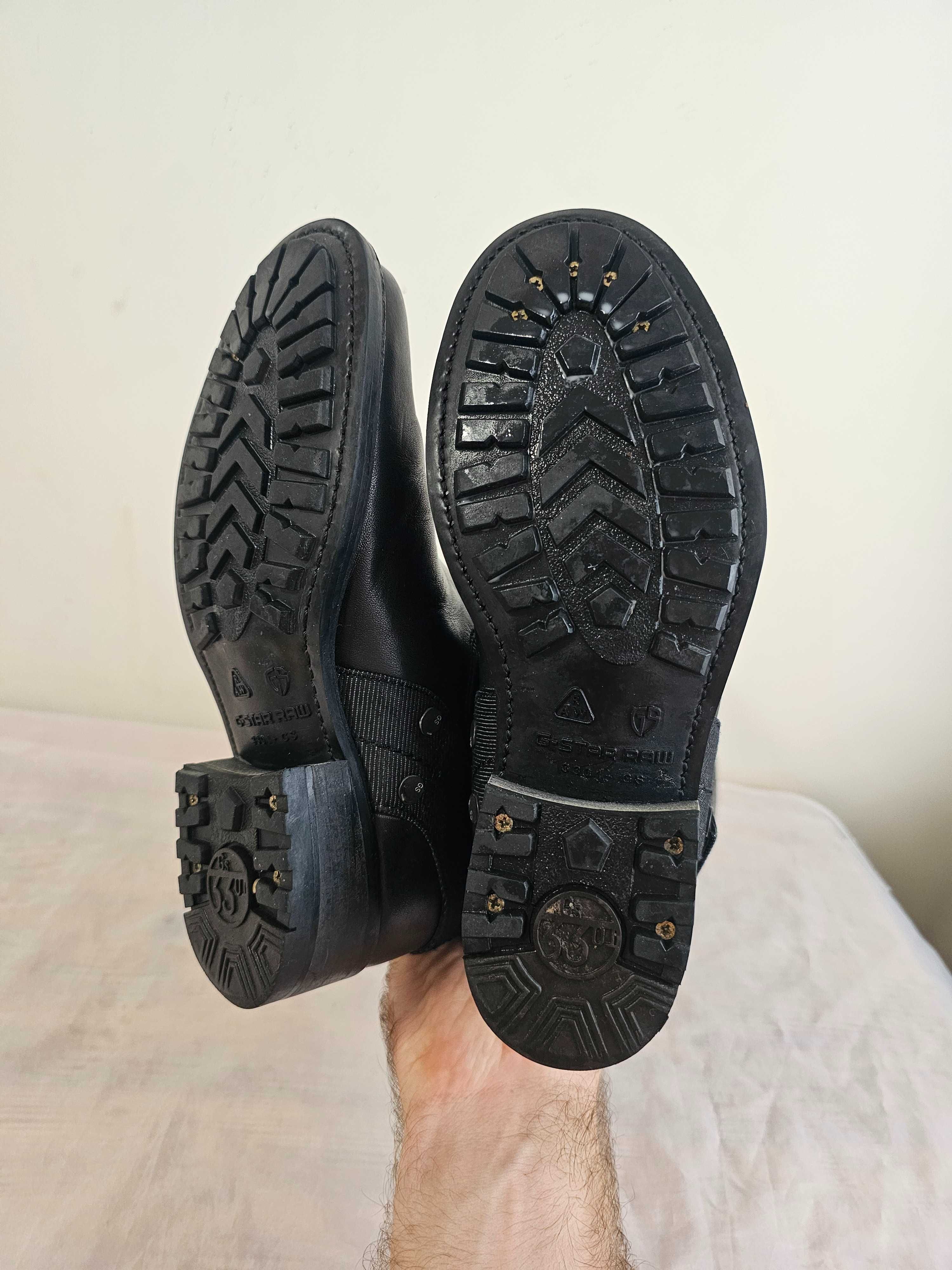 Buty kozaki skórzane G-Star RAW r. 36 wkł 23 cm