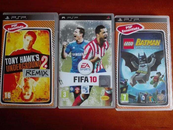 Jogos PSP em funcionamento