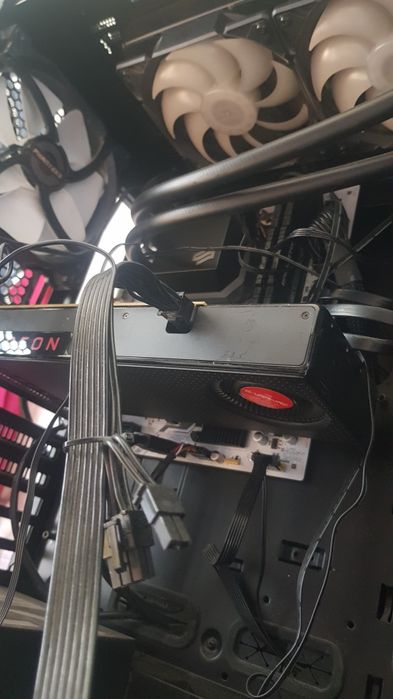 Komputer stacjonarny ryzen 1600x, rx480 8 gb, aio, 16 ram