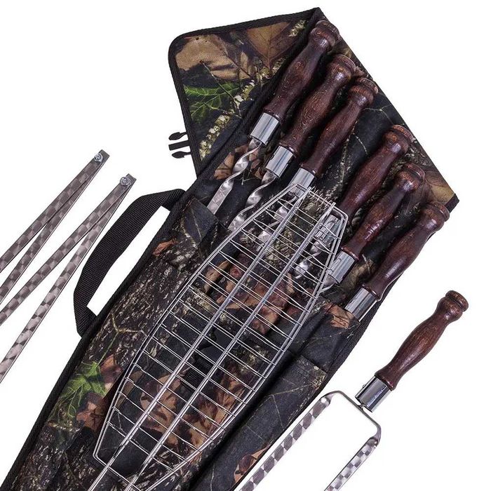 Набір шампурів в чохлі з брезенту МИСЛИВЕЦЬ Gorillas, набор шампуров