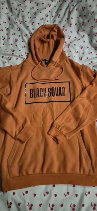 Pomarańczowa bluza black squad new yorker