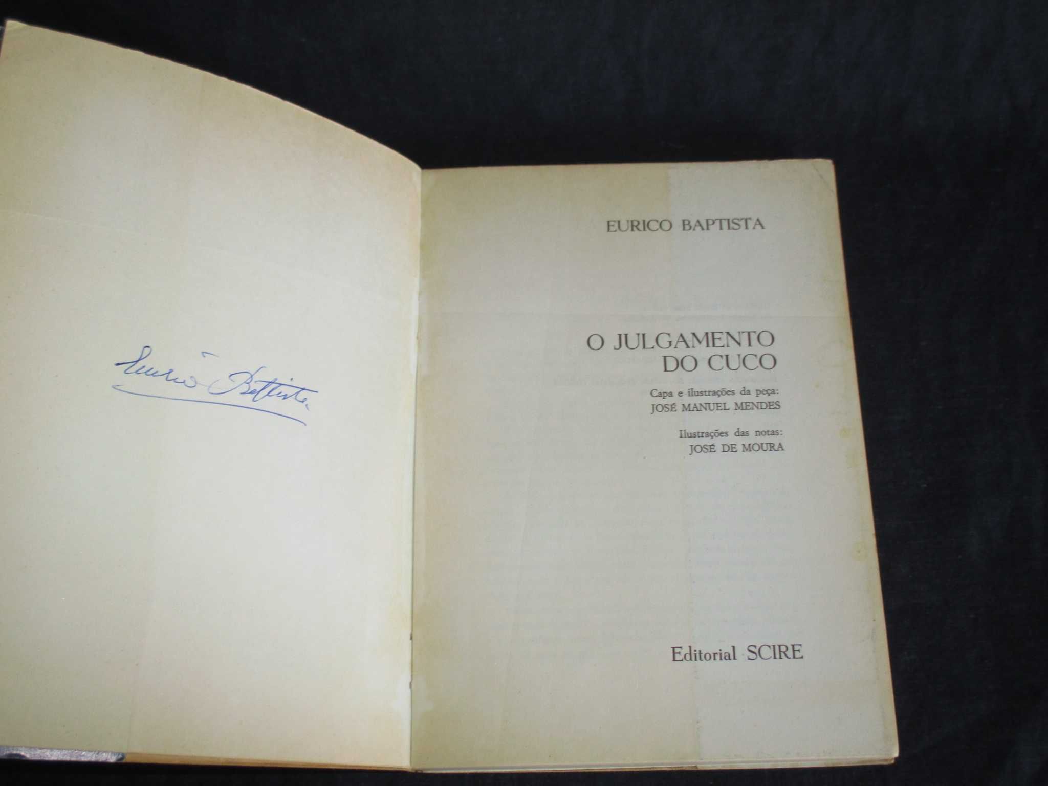 Livro O Julgamento do Cuco Eurico Baptista Autografado